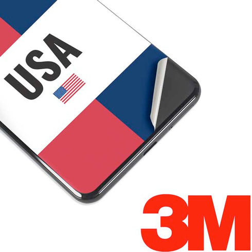 American Flag Color Block Google Pixel 3 XL Skin